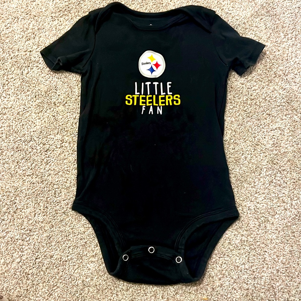 NFL Licensed Pittsburgh Steelers Onesie - Size 24 M